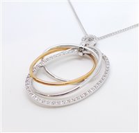 Anhänger Recarlo Dame in Gold Diamante 0.25 Ct ZR 334/BC - ZR 334/BC